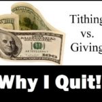 Why I Quit Tithing