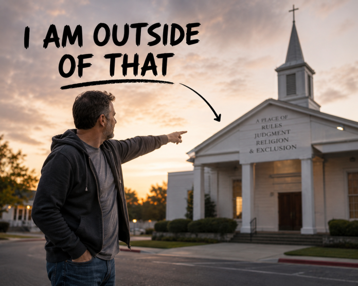 outside of that Church